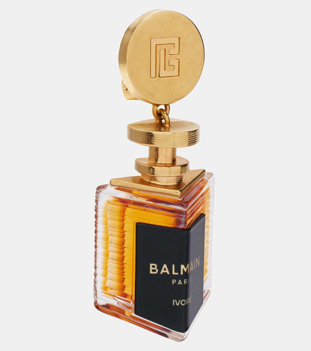 Balmain Perfume PB pendant earrings