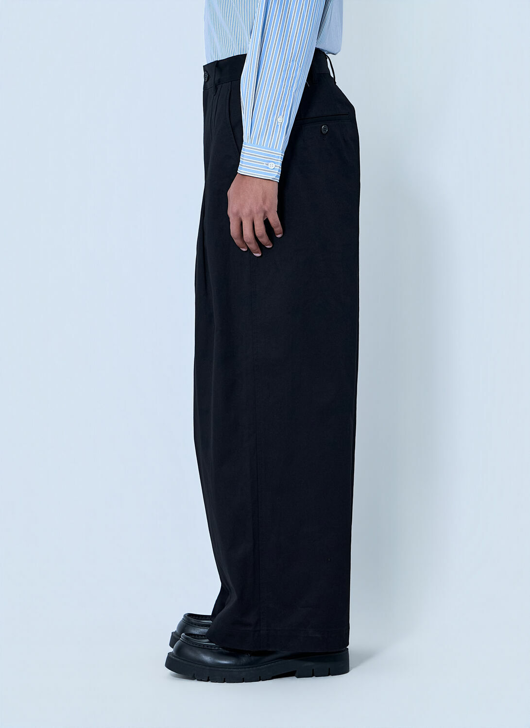 Comme des Garçons Homme Wide-Leg Pleated Trousers