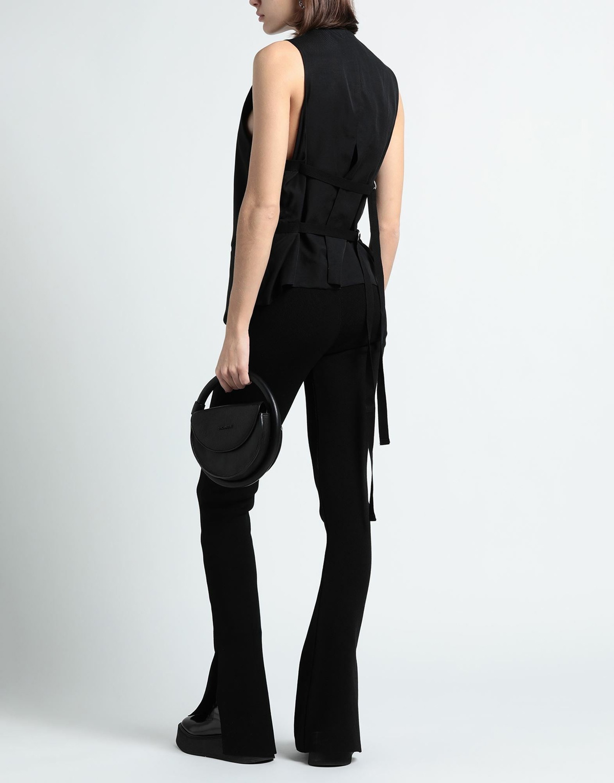 Andreādamo Womens Pants in Black