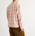 Stüssy - Checked Cotton-Flannel Shirt - Pink