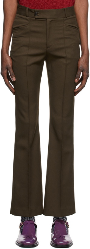 Photo: Ernest W. Baker Brown Polyester Trousers