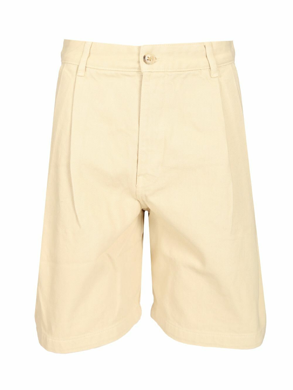 ショートパンツ MAISON KITSUNE 'Baby Fox' shorts Beige Maison Kitsuné Navy Baby Fox Patch Fine Ribbed Shorts Maison