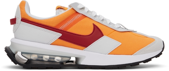 Photo: Nike Orange & Grey Air Max Pre-Day Sneakers