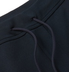 Valentino - Logo-Jacquard Stretch-Knit Shorts - Navy