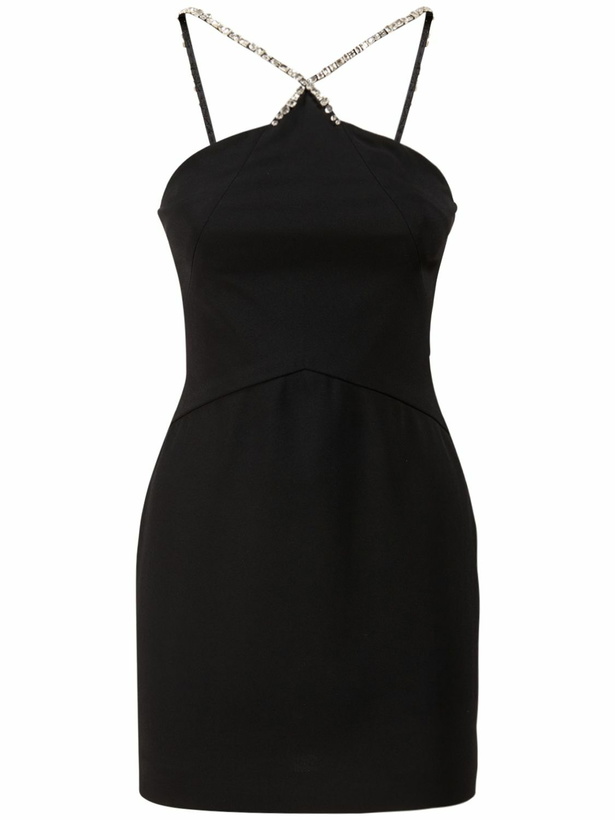 Photo: AZZARO Stretch Viscose Crepe Halter Neck Dress