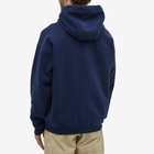 Versace Men's Baroque Logo Popover Hoody in Navy