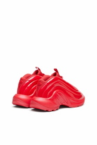 Diesel S-D-Runner-Slip-on sneakers with Oval D instep - Sneakers - Unisex - Red