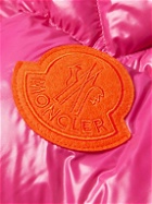 Moncler - Dervox Logo-Appliquéd Quilted Shell Down Jacket - Pink