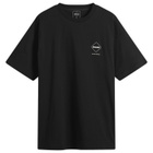 F.C. Real Bristol Men's Big Logo Baggy T-Shirt in Black