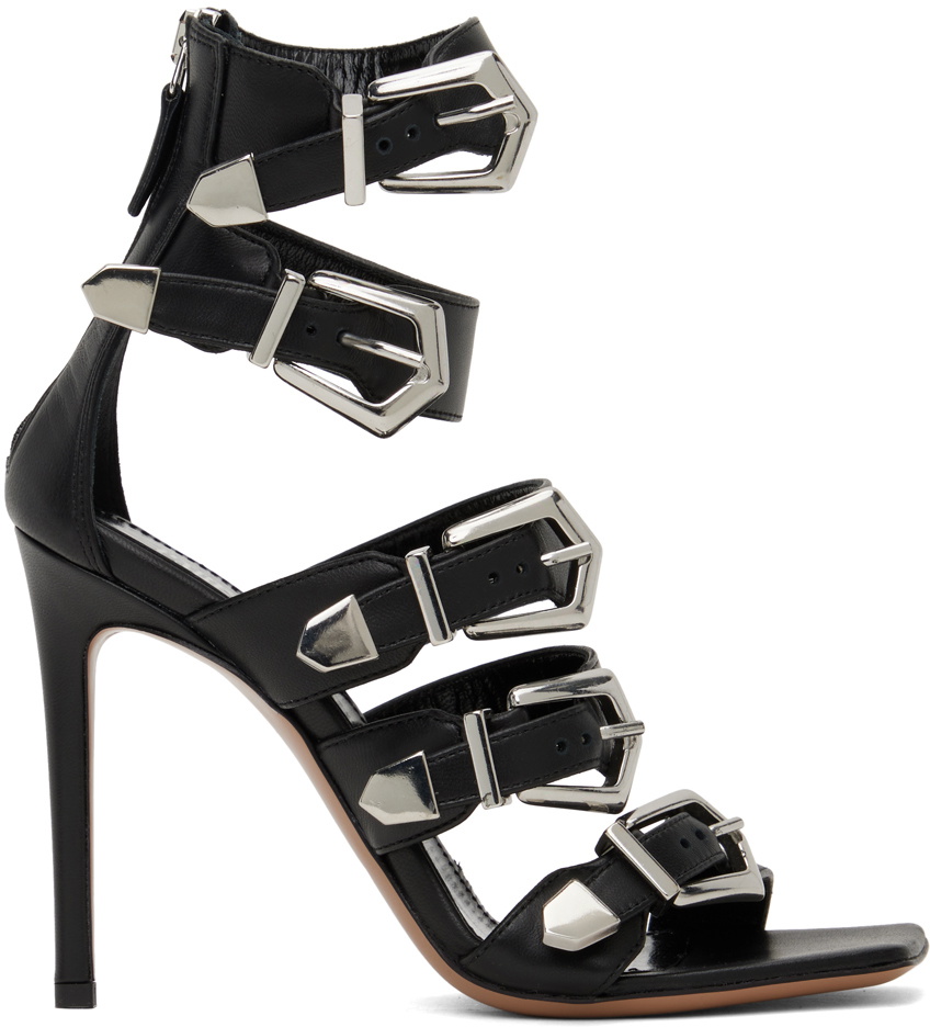 Paris Texas Black Ursula Heeled Sandals Paris Texas