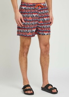 Emporio Armani Logo-print Shell Swim Shorts Red