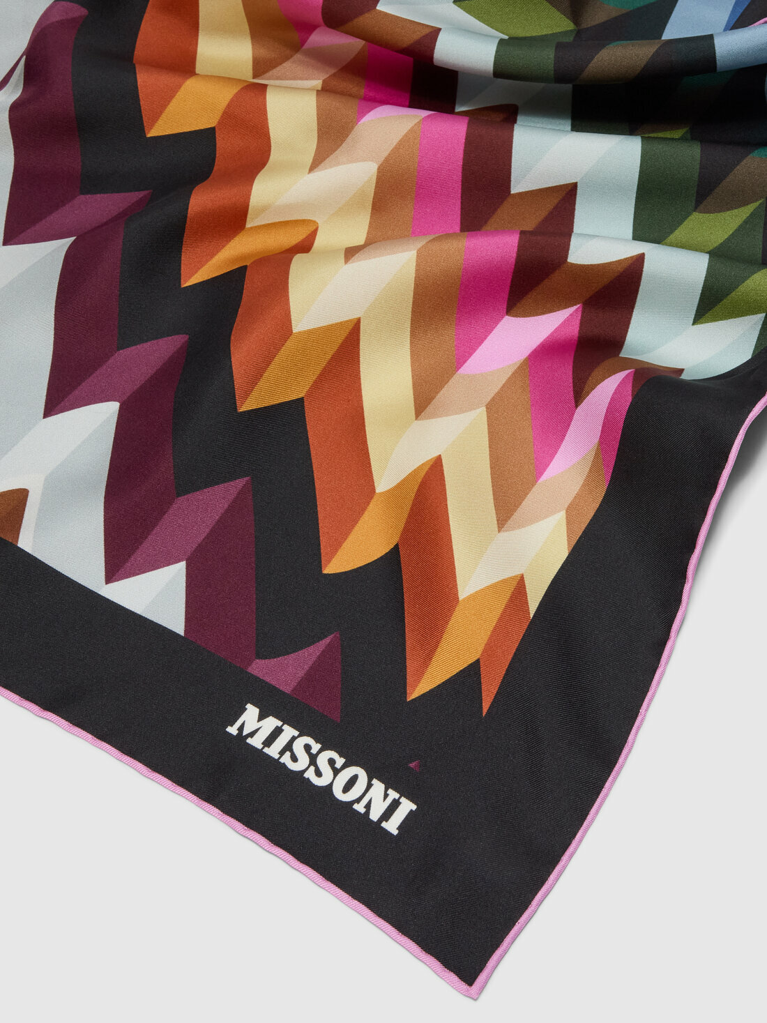Missoni - Pure silk scarf, Women, Multicoloured