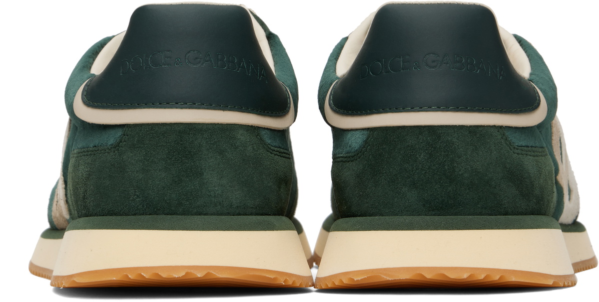 Dolce&Gabbana Green 'DG' Cushion Sneakers