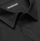 Balenciaga - Stretch-Poplin Shirt - Black
