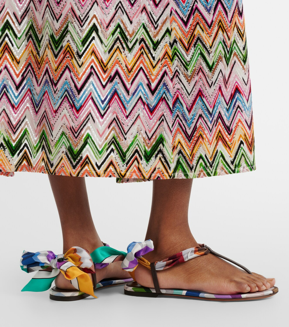 Missoni Dora twill sandals