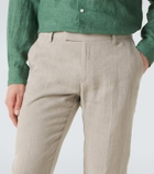 Sunspel Linen straight pants