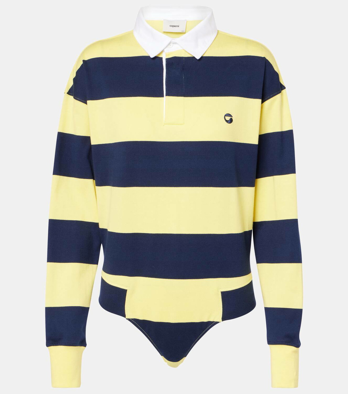 Coperni Striped cotton bodysuit