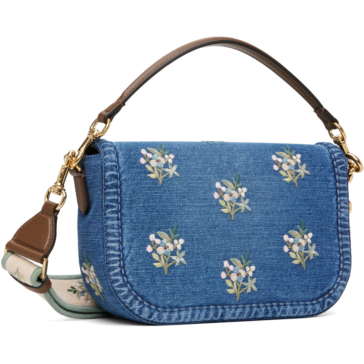 Valentino Garavani Blue Alltime Medium Shoulder Bag