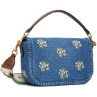 Valentino Garavani Blue Alltime Medium Shoulder Bag