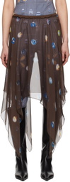 J.Kim Brown Anton Belinskiy Edition Spotlight Midi Skirt