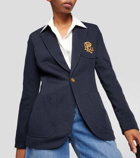 Polo Ralph Lauren Embroidered cotton-blend blazer
