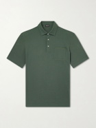 Zegna - Cotton-Jersey Polo Shirt - Green