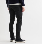 Nudie Jeans - Lean Dean Slim-Fit Tapered Stretch-Denim Jeans - Black