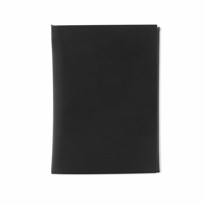 Photo: Jil Sander Men's Leather Passport Holder in Black