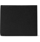 Valextra - Pebble-Grain Leather Billfold Wallet - Black
