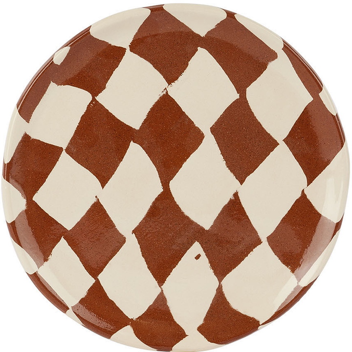 Photo: Henry Holland Studio Brown & White Check Side Plate