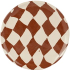 Henry Holland Studio Brown & White Check Side Plate