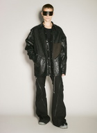 Rick Owens Distressed Denim Jacket