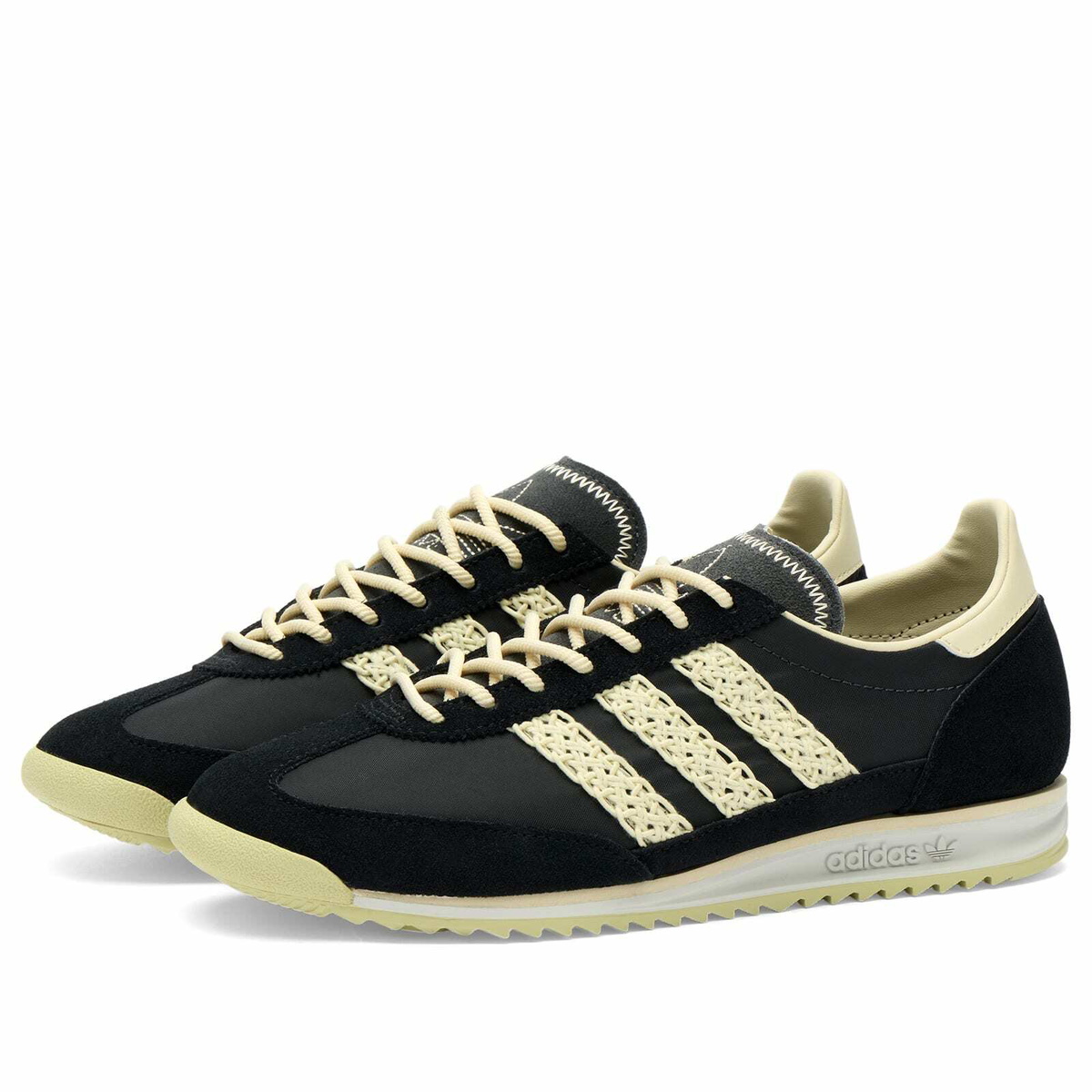 Adidas Women's Sl 72 Og Sneaker in Carbon/Warm Vanilla/Core Black