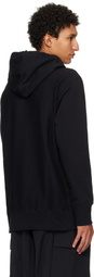 Y's For Men Black French Terry Hoodie