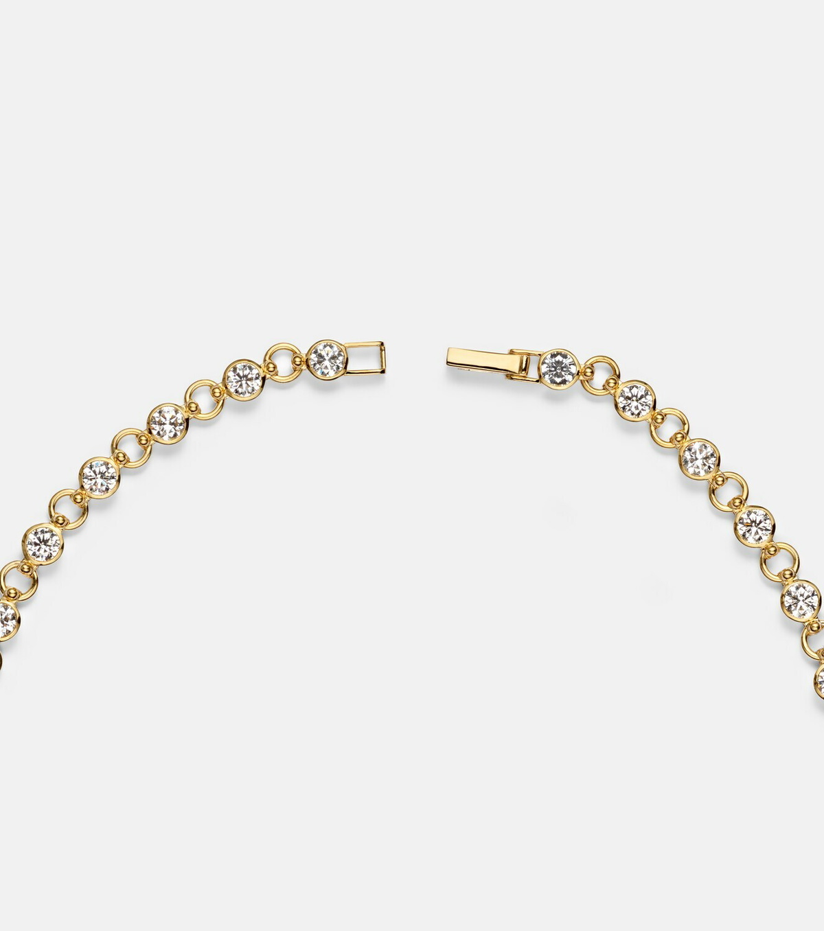 FoundRae Lovestruck Commitment 18kt gold pendant necklace with diamonds