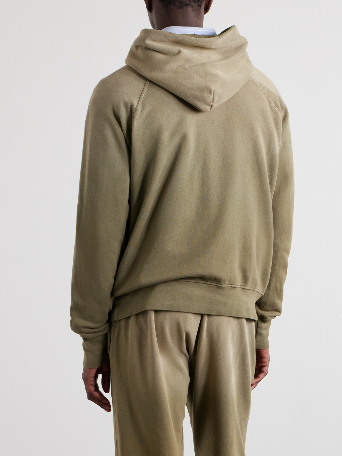 Les Tien - Cotton-Jersey Hoodie - Green