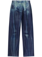 OFF-WHITE - Printed Denim Trousers