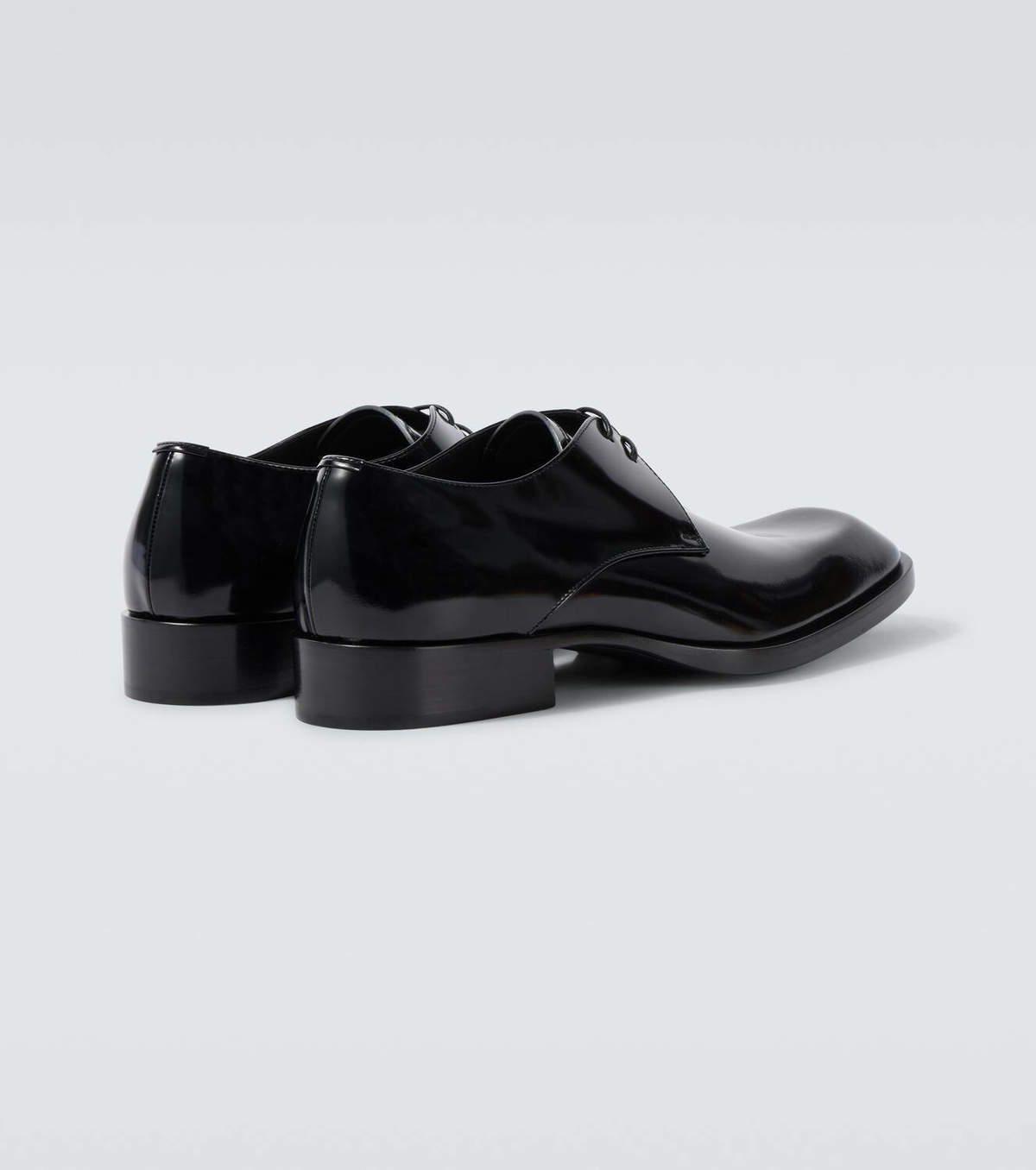 Saint Laurent Vadim polished leather Derby shoes