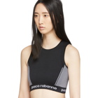 Paco Rabanne Black Bodyline Sports Bra