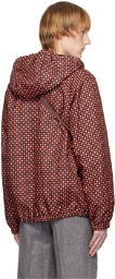 Gucci Red & Navy Geometric Houndstooth Jacket