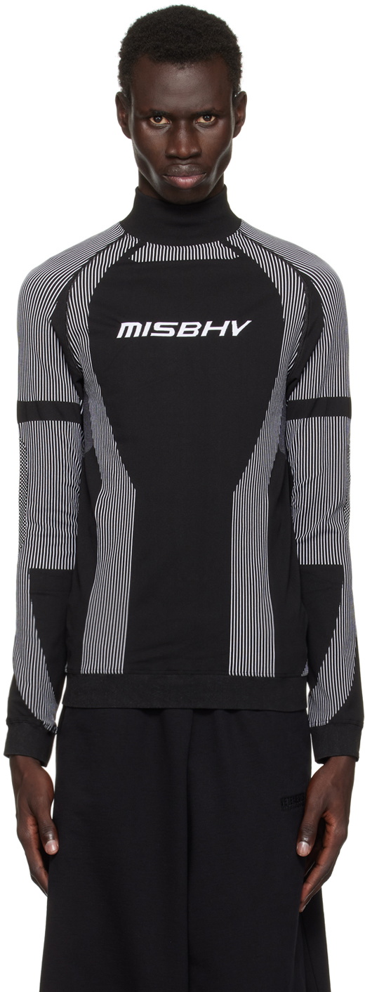 MISBHV Black & White Sport Long Sleeve Top MISBHV