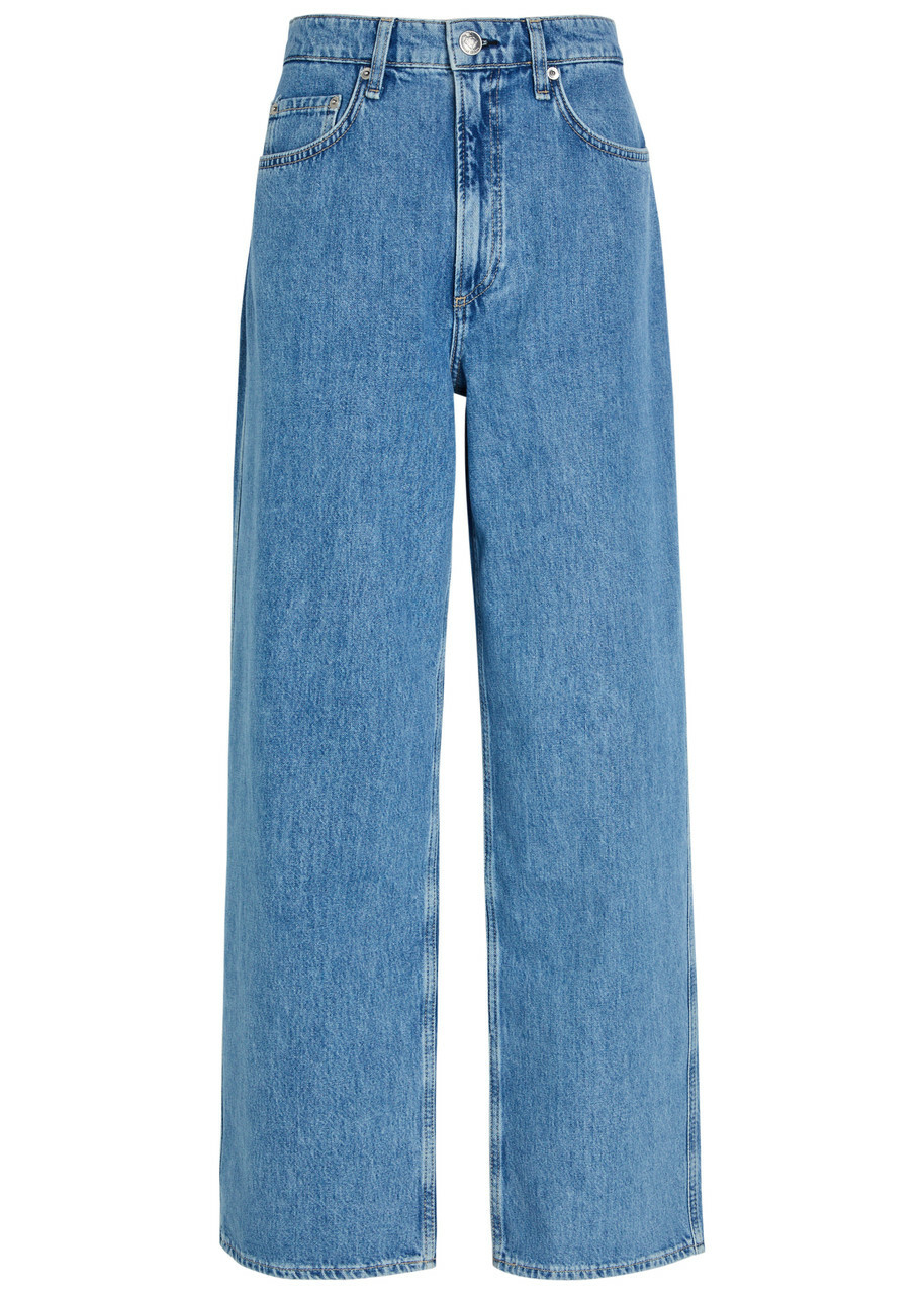 Rag & Bone Logan Wide-leg Jeans Blue