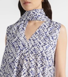 Plan C Printed cotton maxi dress
