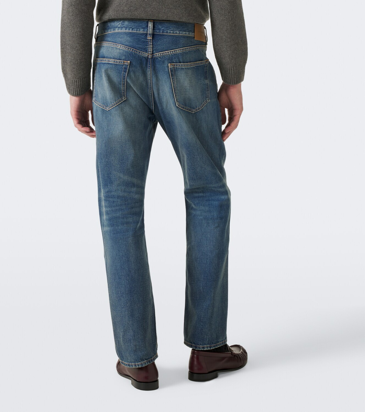 Saint Laurent Faded straight jeans
