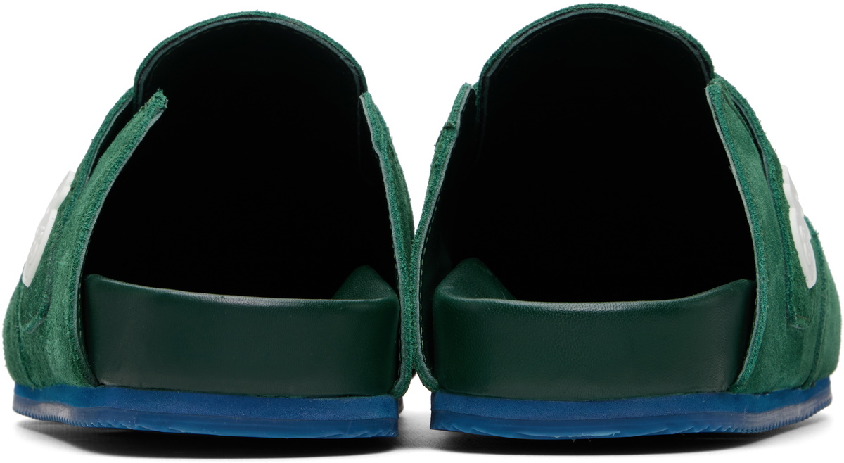 Casablanca Green Outdoor Mule Loafers