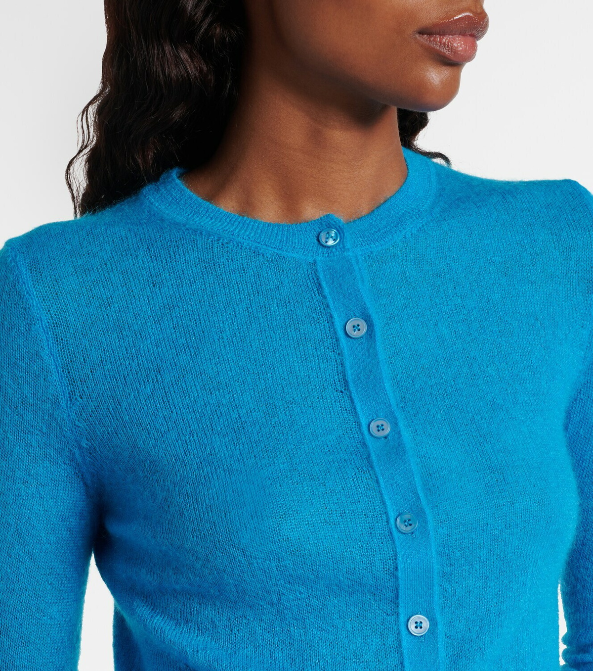 Alaïa Mohair and wool-blend cardigan