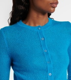 Alaïa Mohair and wool-blend cardigan
