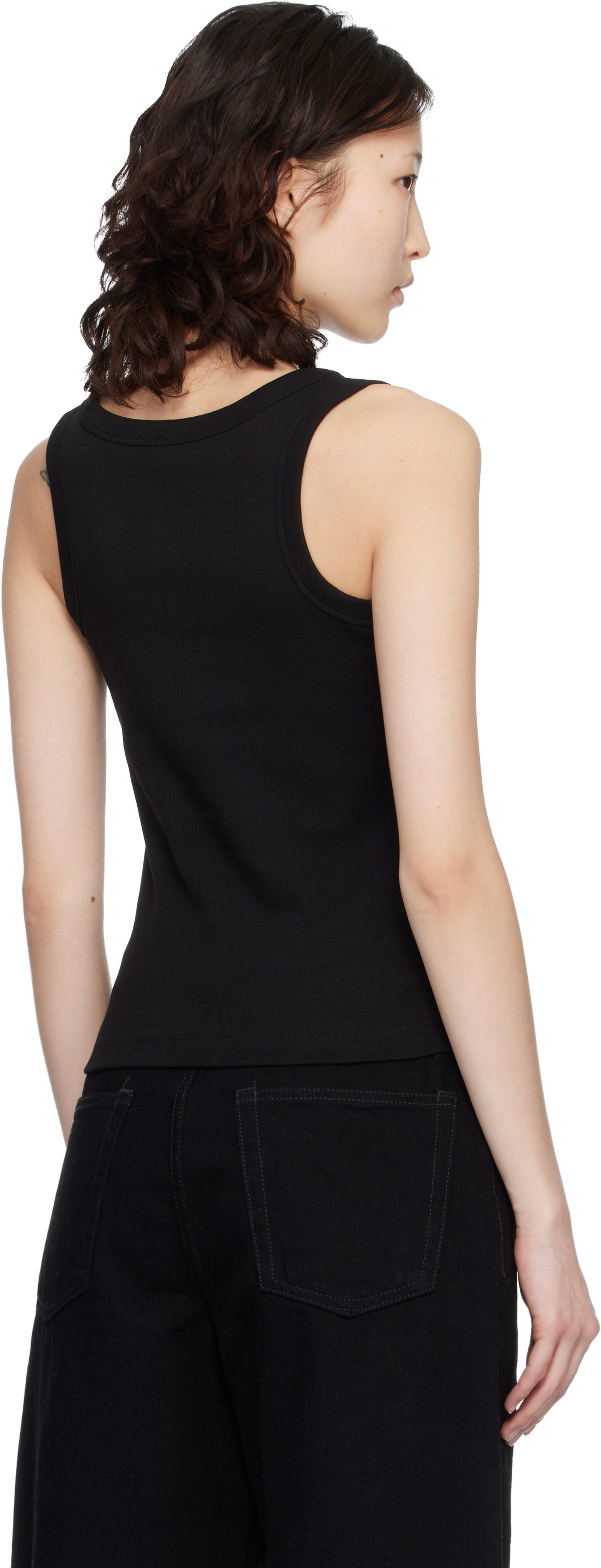 Kenzo Black Kenzo Paris 'Boke Flower 2.0' Embroidered Tank Top