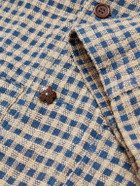 Story mfg. - Cove Checked Cotton Suit Jacket - Neutrals