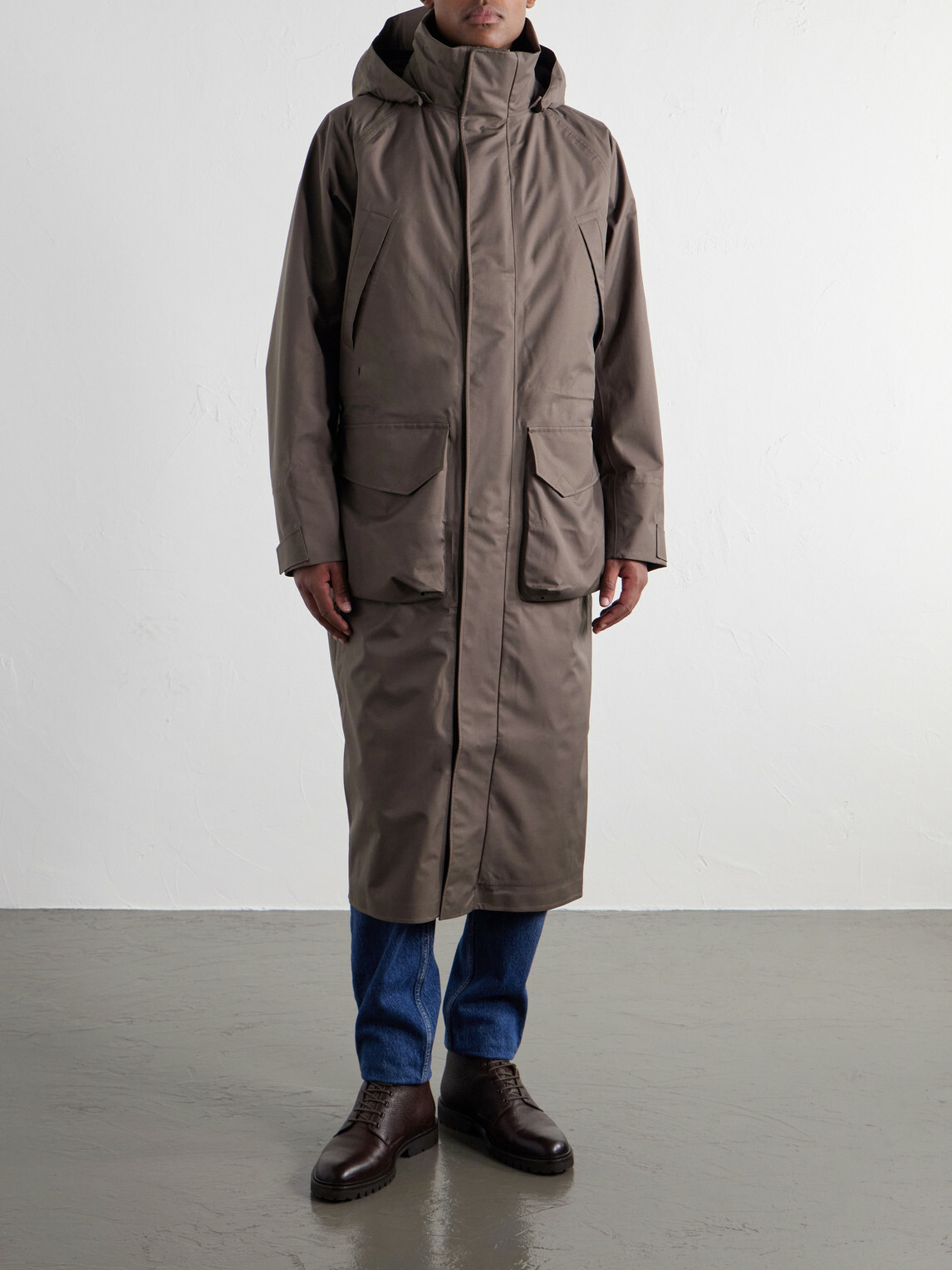 Purdey - Vatersay Hooded Shell Jacket - Brown